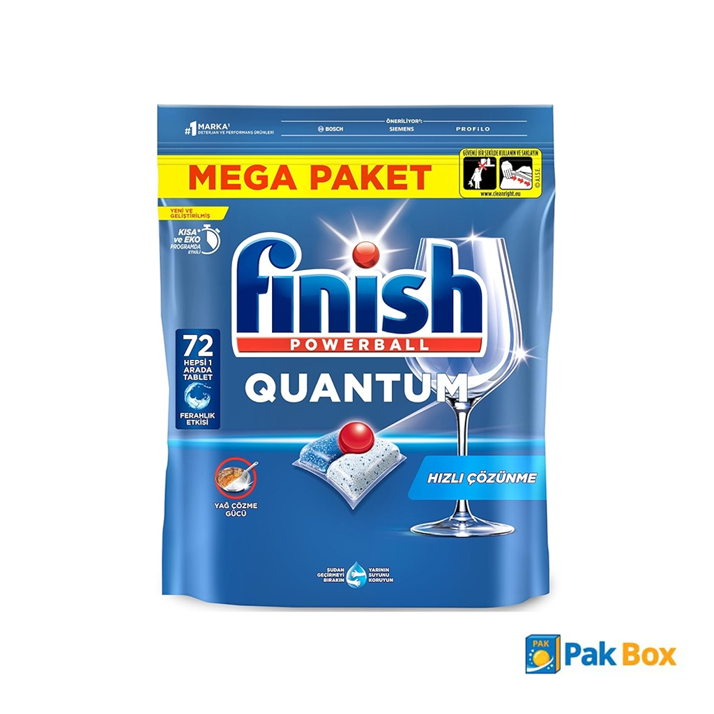 قرص ماشین ظرفشویی فینیش مدل Quantum Powerball بسته 72 عددی