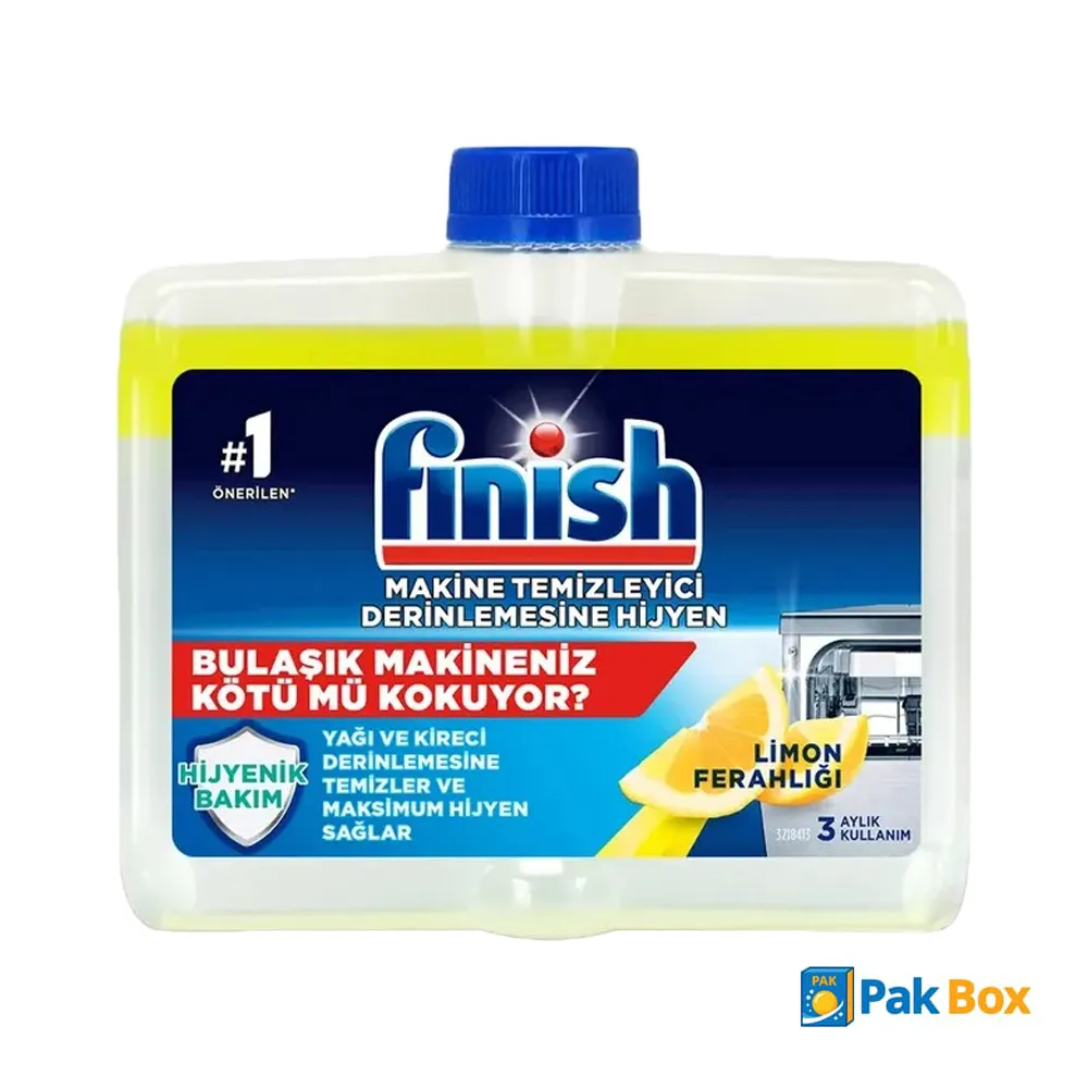 مایع جرم گیر ماشین ظرفشویی فینیش مدل Hijyenik Bakim حجم 250 میلی لیتر مجموعه 2 عددی - تصویر 3