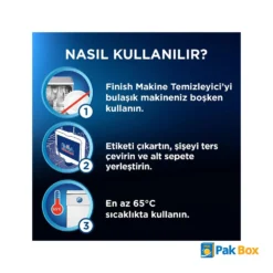 Alternative view of مایع جرم گیر ماشین ظرفشویی فینیش مدل Hijyenik Blue حجم 250 میلی لیتر