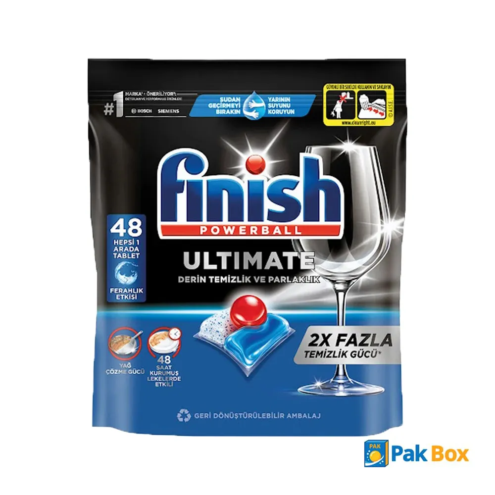 قرص ماشین ظرفشویی فینیش مدل Ultimate derin temizlik بسته 48 عددی