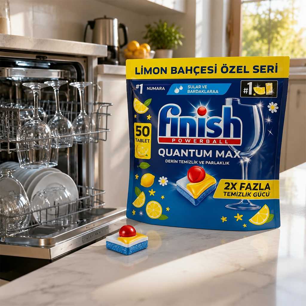قرص ماشین ظرفشویی فینیش مدل Limon ferahligi بسته 50 عددی