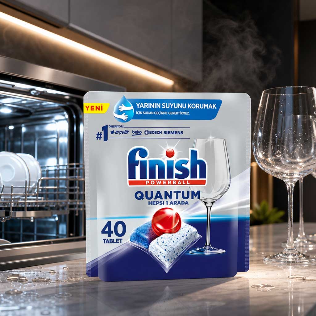 قرص ماشین ظرفشویی فینیش مدل Quantum Hepsi 1 Arada بسته 40 عددی