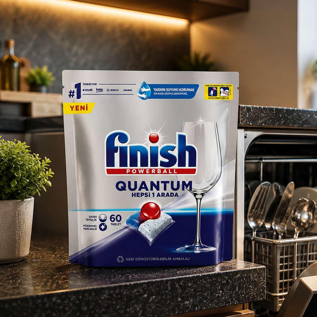 قرص ماشین ظرفشویی فینیش مدل Quantum Hepsi 1 Arada بسته 60 عددی