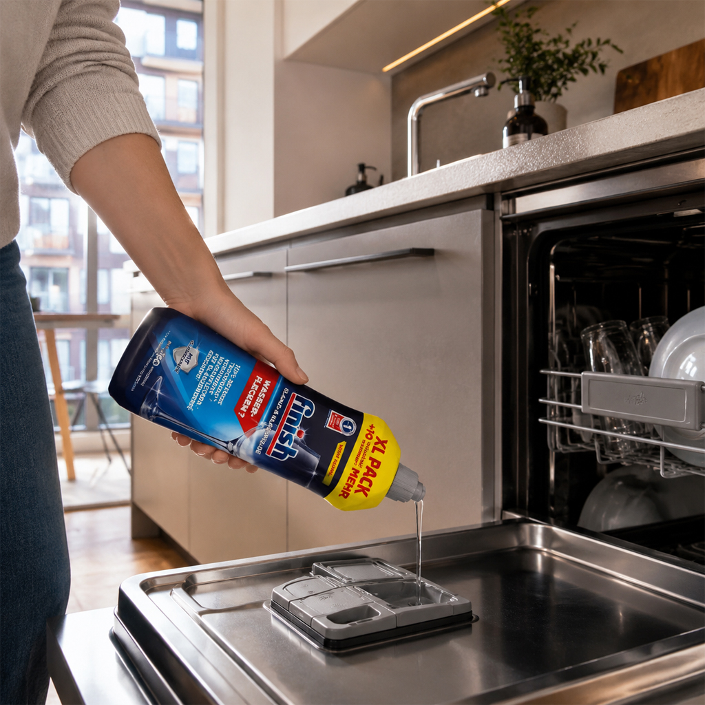 مایع جلادهنده ماشین ظرفشویی فینیش مدل XLPack Glanz حجم 800 میلی‌لیتر